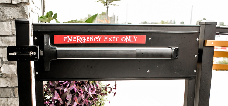 emergency push bar installation in Simi Valley
